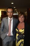 Amsterdam 1 maart 2009
Modeshow Paul Schulten in het Okura hotel. Catherine Keyl met een vriend
Peter Smulders bv