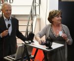 Lelystad, 11 Mei 2009
In werking stellen van de nieuwe website van Catherine Keyl
Hier samen met haar zakenpartner Peter v Druenen van Exed
Foto Peter Smulders BV