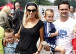 Amsterdam 7 juni 2008
Marc Overmars en zijn vrouw Chantal v Woensel met hun kinderen en zoons van broer bij dag voor ADHD op de toekomst bij ajax.