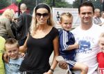 Amsterdam 7 juni 2008
Marc Overmars en zijn vrouw Chantal v Woensel met hun kinderen en zoons van broer bij dag voor ADHD op de toekomst bij ajax.