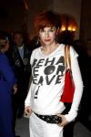 Amsterdam 16 maart 2008
Modeshow Frans Molenaar in het Amstel hotel. Chazia Mourali met t shirt met opdruk
Peter Smulders bv