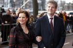 Amsterdam 1 februari 2008
Feest koningin Beatrix en Prinses Margriet voor hun 70e en 65e verjaardag in Carre.
Chris Breedveld met zijn vrouw