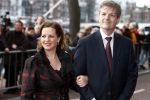 Amsterdam 1 februari 2008
Feest koningin Beatrix en Prinses Margriet voor hun 70e en 65e verjaardag in Carre.
Chris Breedveld met zijn vrouw