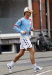 Amsterdam 9 augustus 2007
Chris Zegers hard aan het joggen