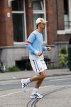 Amsterdam 9 augustus 2007
Chris Zegers hard aan het joggen