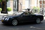 Amsterdam 24 mei 2008
Connie Breukhoven met Bentley Cabrio met topsnelheid van 315 km per uur.