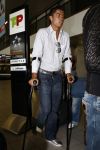 Amsterdam 8 juli 2008
Cristiano Ronaldo op krukken op vliegveld Schiphol nadat hij in Amsterdam geopereerd is aan zijn enkel.