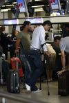 Amsterdam 8 juli 2008
Cristiano Ronaldo op krukken op vliegveld Schiphol nadat hij in Amsterdam geopereerd is aan zijn enkel.