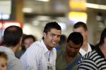 Amsterdam 8 juli 2008
Cristiano Ronaldo op krukken op vliegveld Schiphol nadat hij in Amsterdam geopereerd is aan zijn enkel.