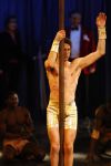 Amsterdam 17 december 2007
Tros Kerstcircus bij afrika afrika . Yuri v Gelder Daniel Boissevain Tygo Gernandt en Haukes