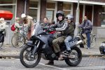 Amsterdam 31 oktober 2007
Daniel Boissevain met zoontje op motor.