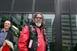 Amsterdam 29 oktober 2007
Rechtzaak  tegen de hells angels . oa Bram Moszkowicz en Big Willem v Boxtel zijn aanwezig.Daniel Uneputty