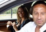 Noordwijk 3 juni 2008
Het Nederlands elftal vertrekt vanaf hotel huis ter Duin naar Schiphol voor het EK voetbal in Zwitserland en Oostenrijk.
 John v t Schip en zijn vrouw Danielle v t Schip