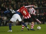 Eindhoven, 12 December 2007
Champions League wedstrijd PSV-Internationale Milan, eindstand 0-1 Seizoen 2007/2008
Danko Lazovic in duel met Nelson Enrique Lopez Rivas