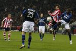 Eindhoven, 12 December 2007
Champions League wedstrijd PSV-Internationale Milan, eindstand 0-1 Seizoen 2007/2008
Danko Lazovic in duel met Nelson Enrique Lopez Rivas