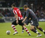 Eindhoven, 19 September 2007 Seizoen 2007/2008 
Eerste wedstrijd Champions League PSV-CSKA Moskou, eindstand 2-1
Danko Lazovic in duel met Aleksi Berezutski