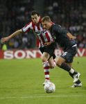 Eindhoven, 19 September 2007 Seizoen 2007/2008 
Eerste wedstrijd Champions League PSV-CSKA Moskou, eindstand 2-1
Danko Lazovic in duel met Aleksi Berezutski