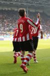 Arnhem, 20 April 2008 Kompetitiewedstrijd Vitesse-PSV, eindstand 0-1 Seizoen 2007/2008
PSV Landskampioen en wordt er dus feest gevierd
Danko Lazovic is blij met zijn doelpunt