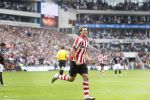 Eindhoven, 23 September 2007 Seizoen 2007/2008 Kompetitewedstrijd PSV-Feyenoord, eindstand 4-0
Danko Lazovic blij