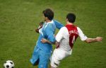 Amsterdam, 30 Januari 2008 Kompetitiewedstrijd AJAX-PSV, eindstand 0-2
Seizoen 2007/2008
Danko Lazovic in duel met Thomas Vermaelen