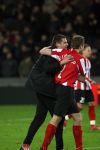 Eindhoven, 12 Maart 2008
UEFA 1/8 finale PSV-Tottenham Hotspur FC, eindstand 0-1
PSV wint na verlenging en straschoppen met 6-5 en gaat door naar de 1/4 Finale
Danny Koevermans met Jan Kromkamp