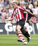 Eindhoven, 23 September 2007 Seizoen 2007/2008 Kompetitewedstrijd PSV-Feyenoord, eindstand 4-0
Danny Koevermans