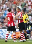 Eindhoven, 23 September 2007 Seizoen 2007/2008 Kompetitewedstrijd PSV-Feyenoord, eindstand 4-0
Danko Lazovic wordt vervangen door Danny Koevermans