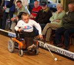 Alphen (Noord- Brabant) 16 September 2007 
Groot Rolhockeytoernooi voor gehandicapten georganiseerd door Target Angels uit Goirle.
International speler en met Nederland wereldkampioen, Dennis v d Boomen