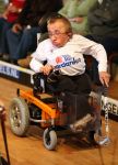 Alphen (Noord- Brabant) 16 September 2007 
Groot Rolhockeytoernooi voor gehandicapten georganiseerd door Target Angels uit Goirle.
International speler en met Nederland wereldkampioen, 
Dennis v d Boomen