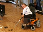 Alphen (Noord- Brabant) 16 September 2007 
Groot Rolhockeytoernooi voor gehandicapten georganiseerd door Target Angels uit Goirle.
International speler en met Nederland wereldkampioen, 
Dennis v d Boomen