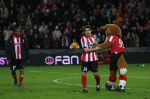 Eindhoven, 12 Maart 2008
UEFA 1/8 finale PSV-Tottenham Hotspur FC, eindstand 0-1
PSV wint na verlenging en straschoppen met 6-5 en gaat door naar de 1/4 Finale
Dirk Marcellis met Phoxy