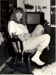 Dolly Dots Anita Heilker 1984 met haar man Ton Blanker