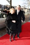 Amsterdam 1 februari 2008
Koningin Beatrix (70jaar) en Prinses Margriet (65 jaar) vieren hun verjaardag in Carre. Ed v Tijn met zijn vrouw Odette