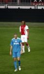 Amsterdam, 30 Januari 2008 Kompetitiewedstrijd AJAX-PSV, eindstand 0-2
Seizoen 2007/2008
Trieste afgang voor Edgar Davids die enkele minuten voor tijd door een harde charge ROOD kreeg