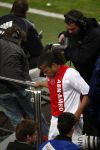 Amsterdam, 30 Januari 2008 Kompetitiewedstrijd AJAX-PSV, eindstand 0-2
Seizoen 2007/2008
Trieste afgang voor Edgar Davids die enkele minuten voor tijd door een harde charge ROOD kreeg