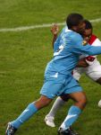 Amsterdam, 30 Januari 2008 Kompetitiewedstrijd AJAX-PSV, eindstand 0-2
Seizoen 2007/2008
Edgar Davids in duel met Jefferson Farfan