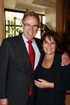 Noordwijk 17 mei 2009
Feest Astrid Engels bij de hotels van Oranje. Edvard Niessing met vriendin
Peter Smulders bv