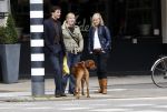 Amsterdam 11 september 2007
Edwin de Roy v Zuijdewijn met zijn hond wandelend op straat.