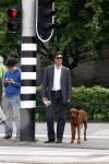 Amsterdam 22 april 2009
Edwin de Roy van Zuidewijn met zijn hond aan het wandelen en op terras bij Wildschut.
Peter Smulders bv