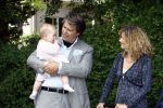 Oosterbeek 25 juni 2008
Emile Ratelband en zijn ex vrouw Moon bij het huwelijk van Rob de Nijs en Henriette.
Hun dochter Royce is er ook bij.