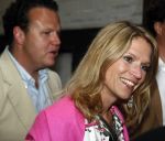 Amsterdam 31 mei 2008
Prins Maurits en Prinses Marilene vrieren hun 10 jarig huwelijksfeest in de supper Club. 
Emily Bremers met man en Vanessa Loudon
