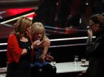 Hilversum 10 april 2009
Stacey Rookhuizen Angela Groothuizen en Eric v Tijn tijdens x factor
Peter Smulders bv