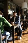Eindhoven, 30 Oktober 2007
Erwin Koeman tijdens een intervieuw in het PSV stadion in Cafe/Restaurant 