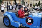 Brescia 15 mei 2008
Start van de Mille Miglia in Brescia. State of art rijdt met 2 porsches mee. 
Evert Louman met zijn vrouw