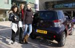 Amsterdam 31 januari 2009
Fajah Lourens Lieke v Lexmond en Renate Verbaan doen mee aan race met de nieuwe Toyota iq op de parkeerplaats bij het Okura.
Peter Smulders bv