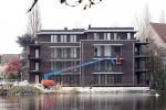 Rotterdam 11 april 2008
Nieuwe huis Fatima de Moreiro Melo en Raymond Sluiter.. Het penthouse ligt aan het water.