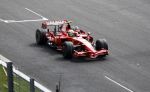 Spa 7 september 2008
Formule 1 Grand Prix van Spa Francochamps. Filippe Massa Kimi Raikkonen Lewis Hamilton  Heiki Kovalinen Fernando Alonso
Peter Smulders bv