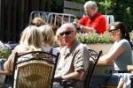 Laren 23 mei 2008
Ferdi Bolland met zijn vrouw op terras bij auberge.