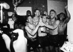 Groningen, 31 Mei 1993
Feyenoord is Landskampioen door met 5-0 te winnen van FC Groningen
Op de foto Ruud Heus, Rob Witschge, John de Wolf, Regi Blinker, John v Loen en bijna onzichtbaar linksachter Josef Kiprich