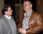 Bussum 24 januari 2008
Omroepman van het jaar verkiezing bij Jan Tabak. 
Fons v Westerloo met Paul de Leeuw